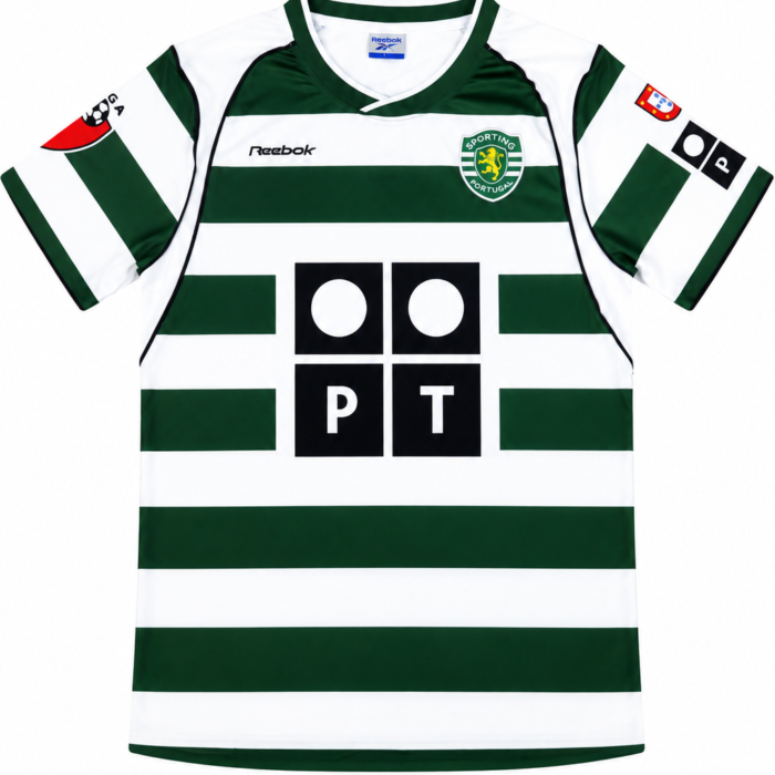 Camisa Retrô Sporting Clube de Portugal 2001/03 - #28 C. Ronaldo