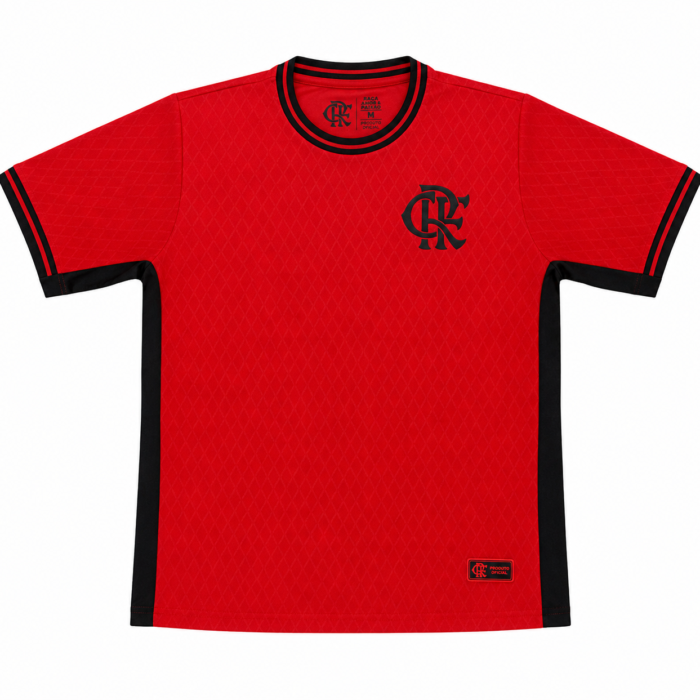 Camisa Flamengo Dry Jacquard Escudo Lisa - Lifestyle 2026/27