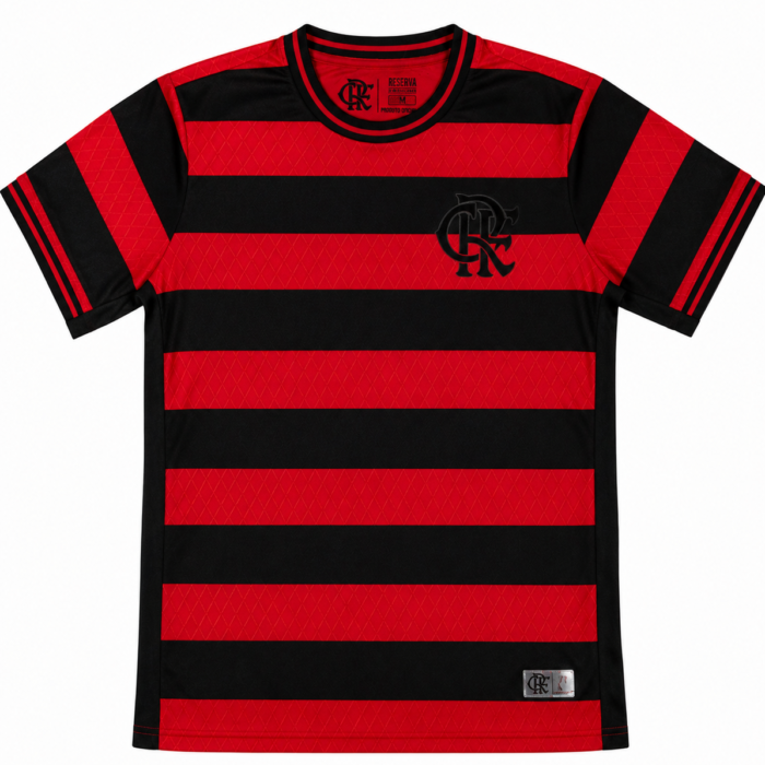 Camisa Flamengo Dry Jacquard Escudo Listrada - Life Style 2026/27