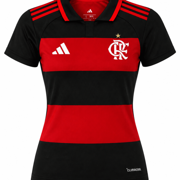 Camisa Feminina Flamengo Slim Fit