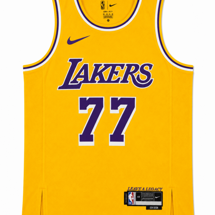 Regata Jersey NBA Los Angeles Lakers #77 - Amarela