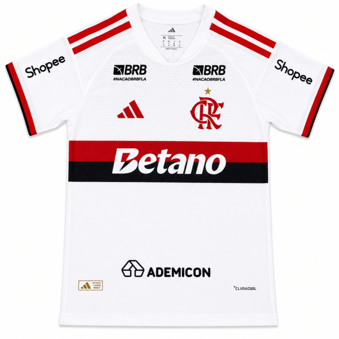 Camisa Jogador Flamengo 2026/27 - Away II Branca