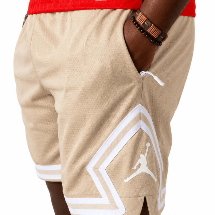 Short Jordan Sport Dri-FIT Diamond Mesh – Bege