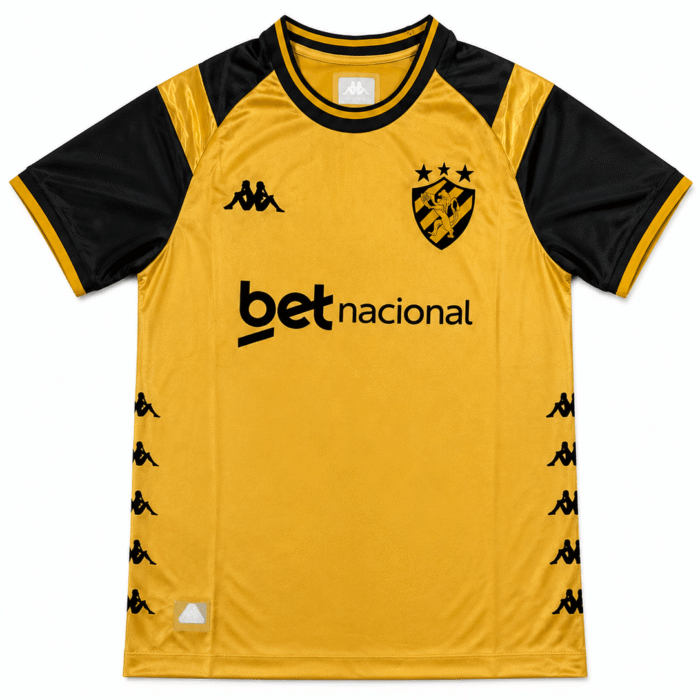 Camisa Torcedor Sport Recife II 2026 Masculina - Dourada e Preta