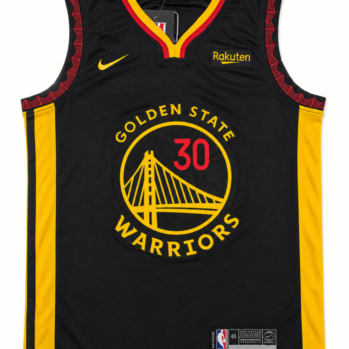 Regata Jersey NBA Golden State Warriors #30 Curry – Preta