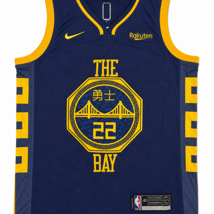 Regata Jersey NBA Golden State Warriors “The Bay” #22 – Azul Marinho